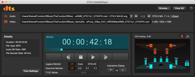 DTS-X Encoder – SCENARIST®